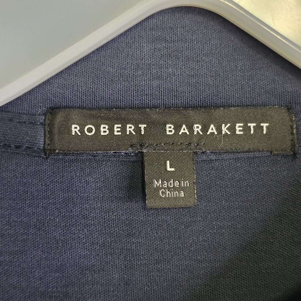 Robert Barakett Men's Navy Long Sleeve Shirt - Picture 3 of 9